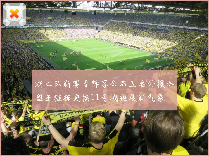 浙江队新赛季阵容公布五名外援加盟王钰栋更换11号战袍展新气象